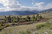 Cultivated wide plateau in the Chinchero   Cusco region